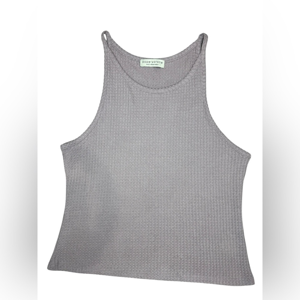 Paper Crane Light Purple Knit Tank Top‎ Size Medium